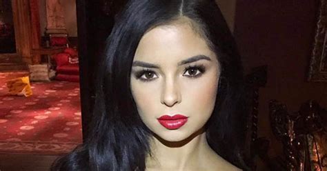 demi rose toppless|Demi Rose goes topless and flashes bare bottom in crochet skirt